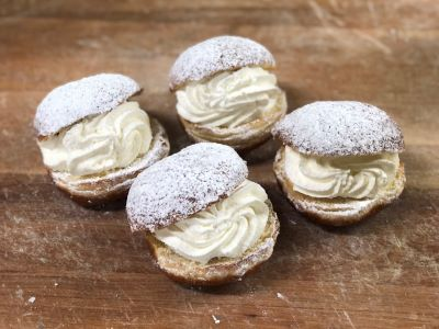 Banana cream paczki