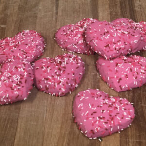 Valentines Heart cookies